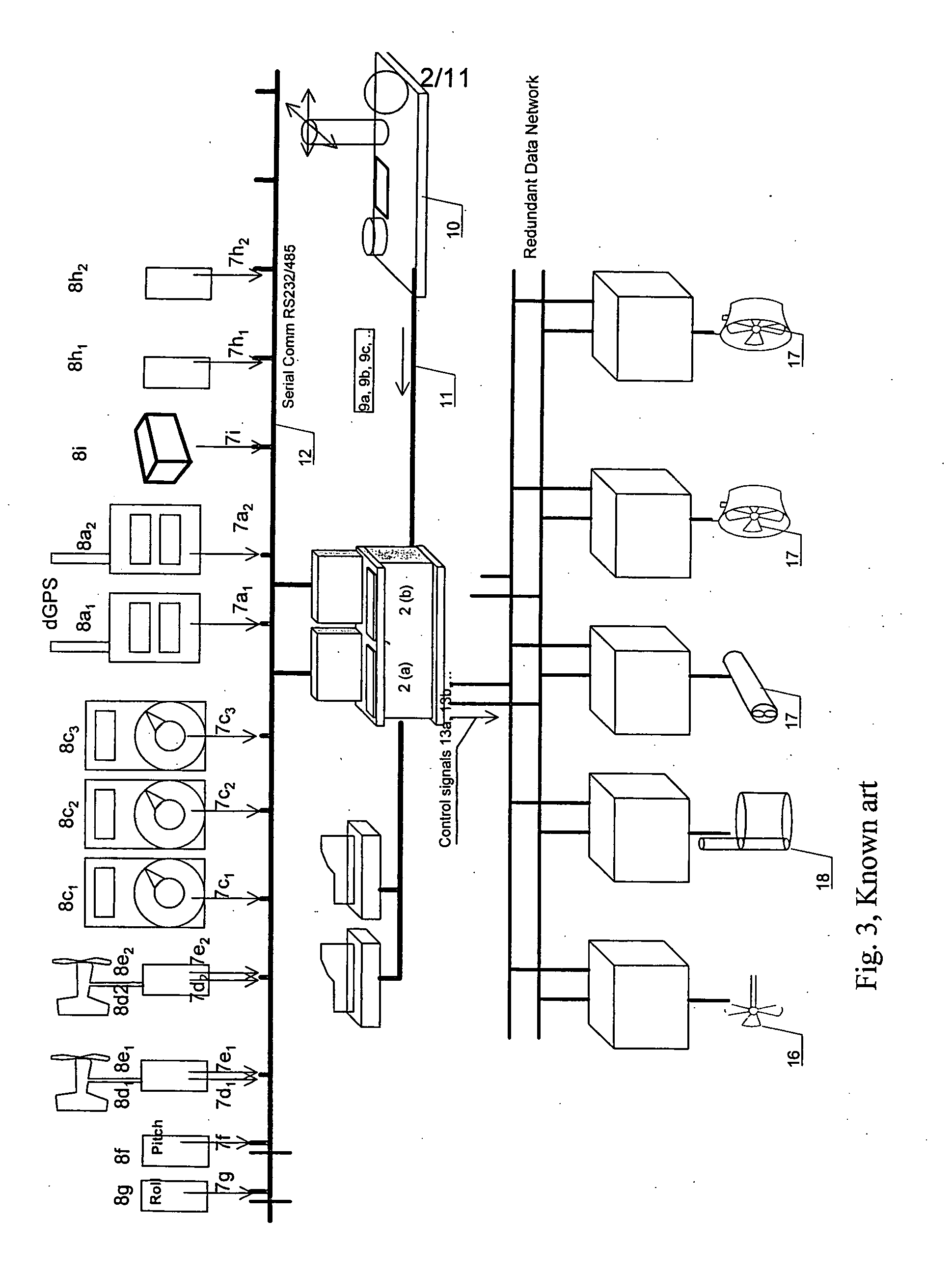 Method and system for testing a control system of a marine vessel