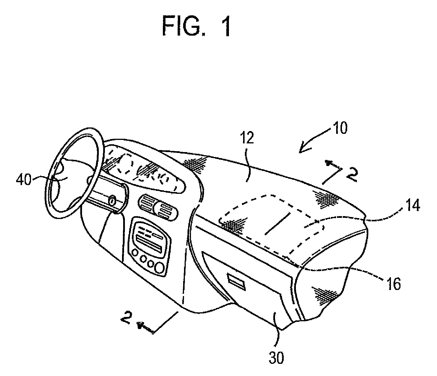 Pre-weakening of fabric covered airbag doors