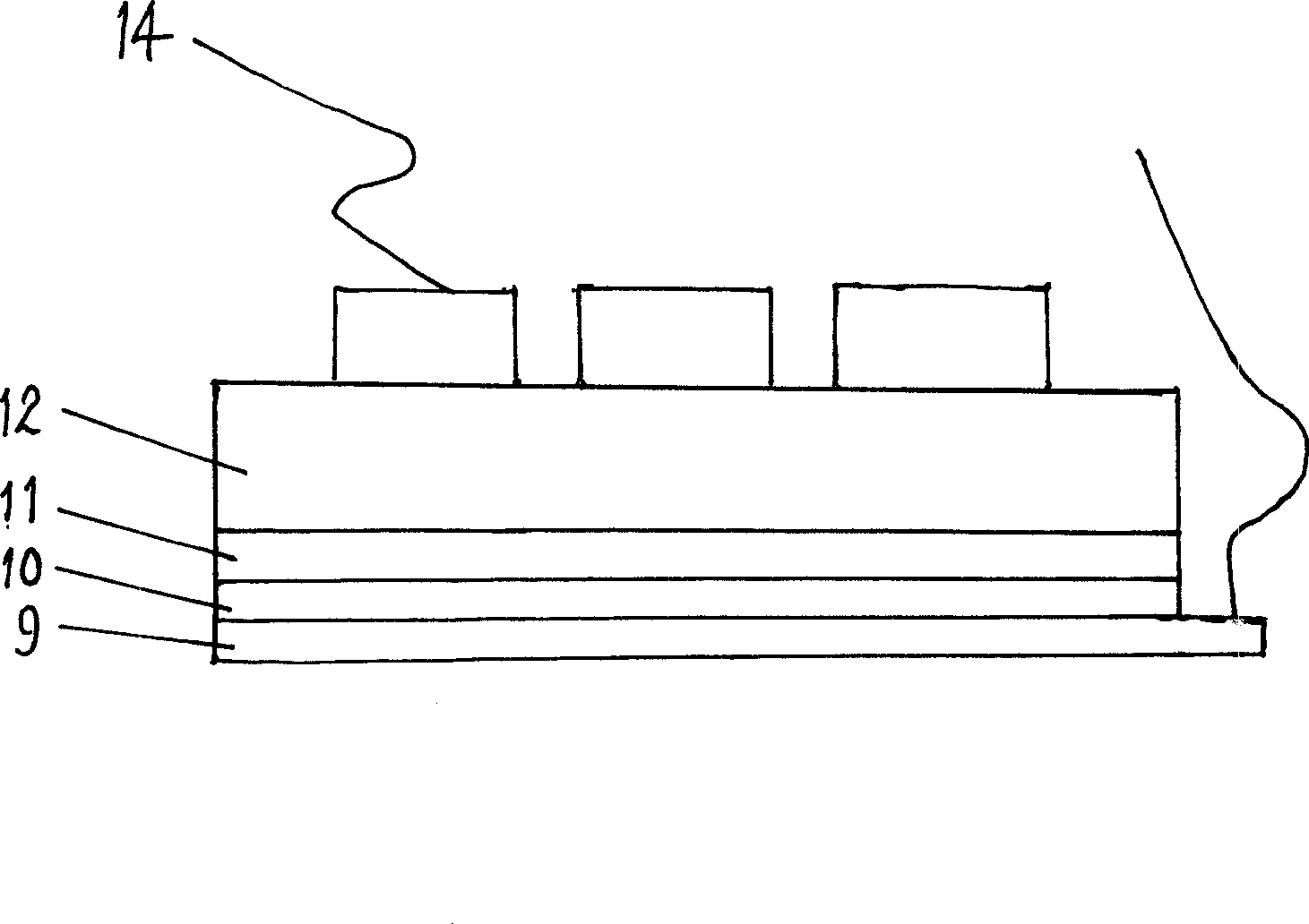 Zirconium silicon oxide thin film with high dielectric coefficient, and preparation and use thereof