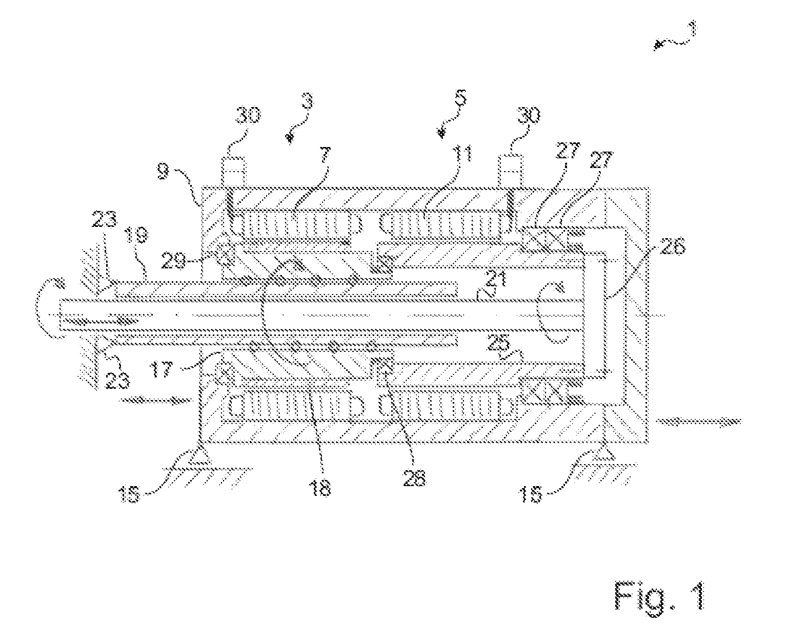 Drive apparatus for driving a worm of an injection molding machine