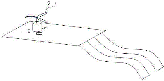 Flight body provided with light auxiliary launching device and control method thereof