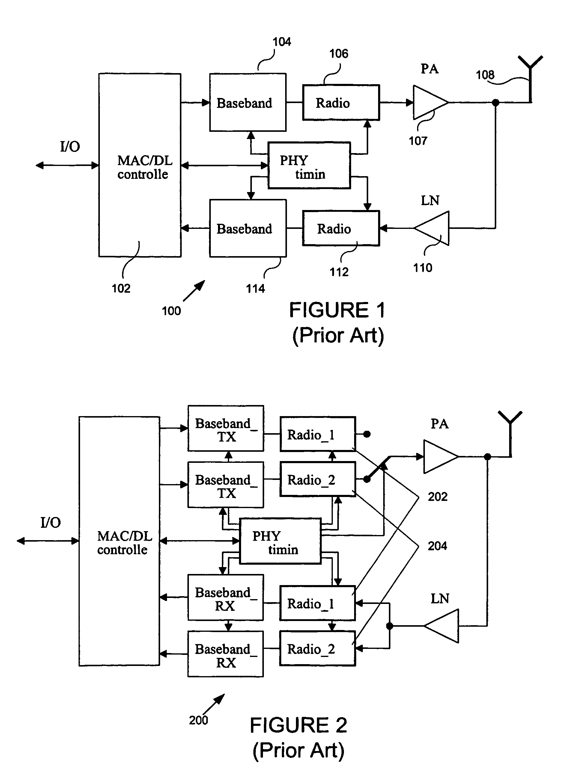Method and system for asymmetric dual-mode radio communications