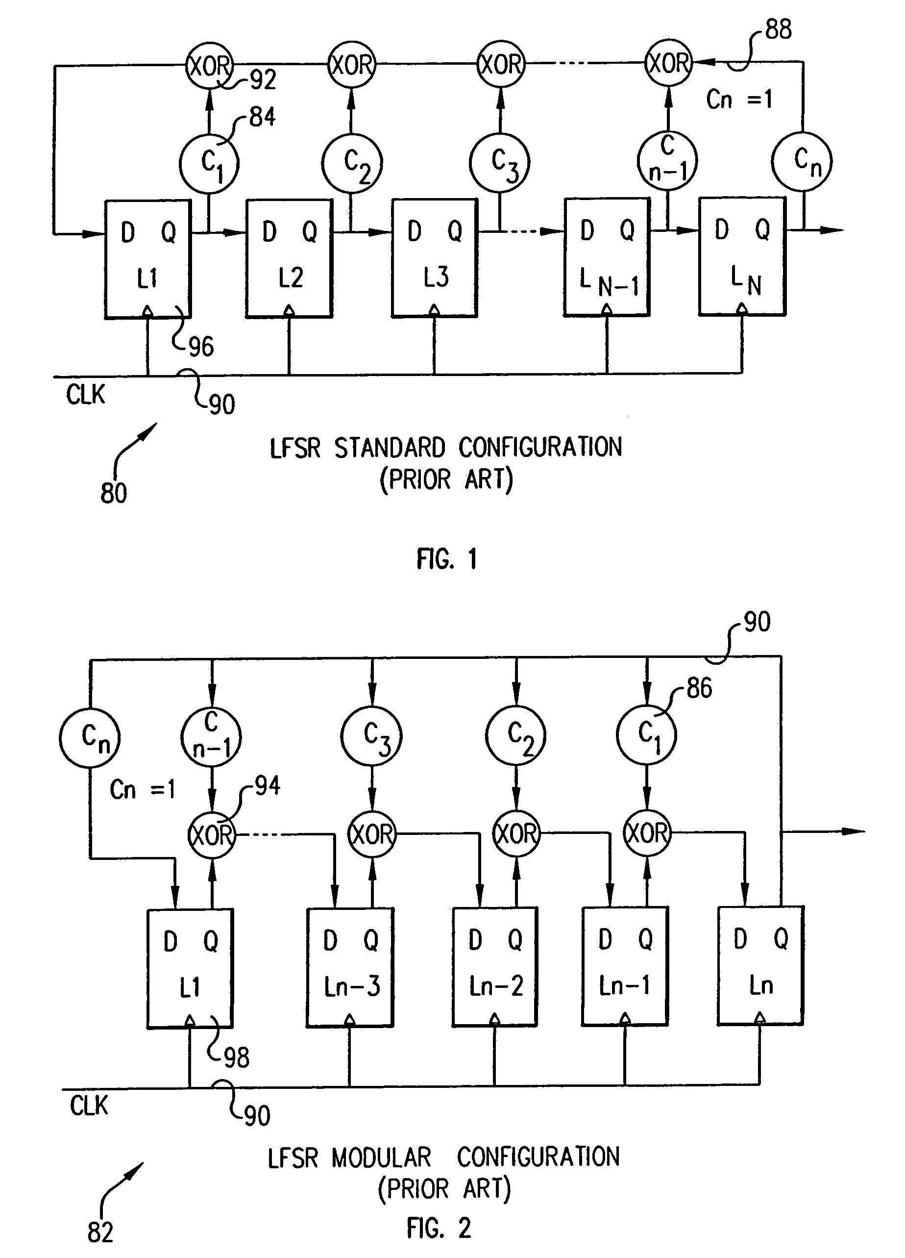 System and method for determining the Nth state of linear feedback shift registers