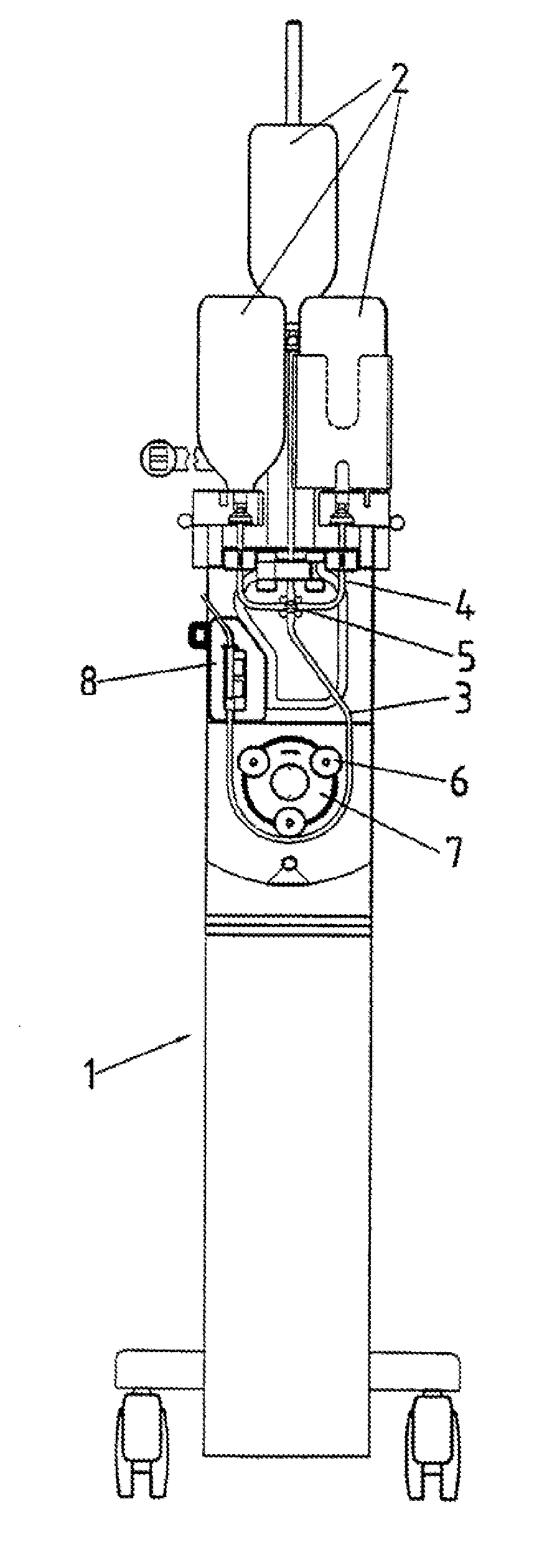 Injector for the injection of a fluid and method for the control of an injector