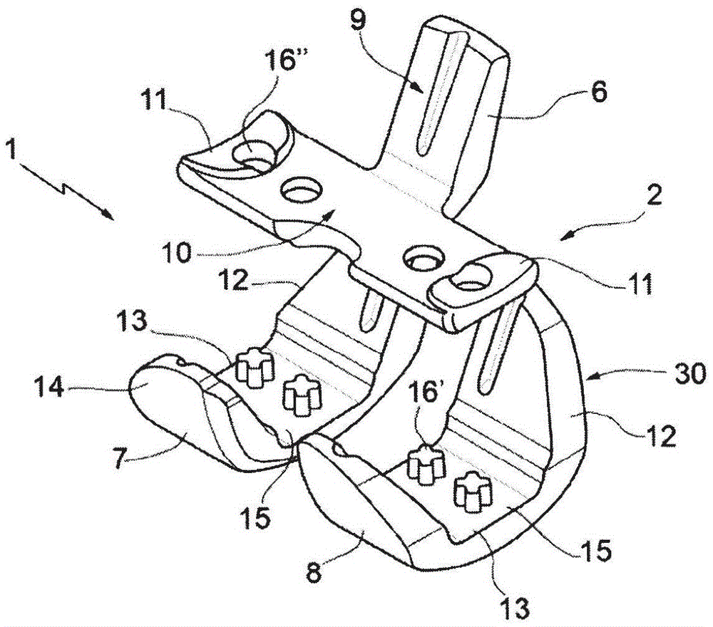 Adjustable modular spacer device for the articulation of the knee