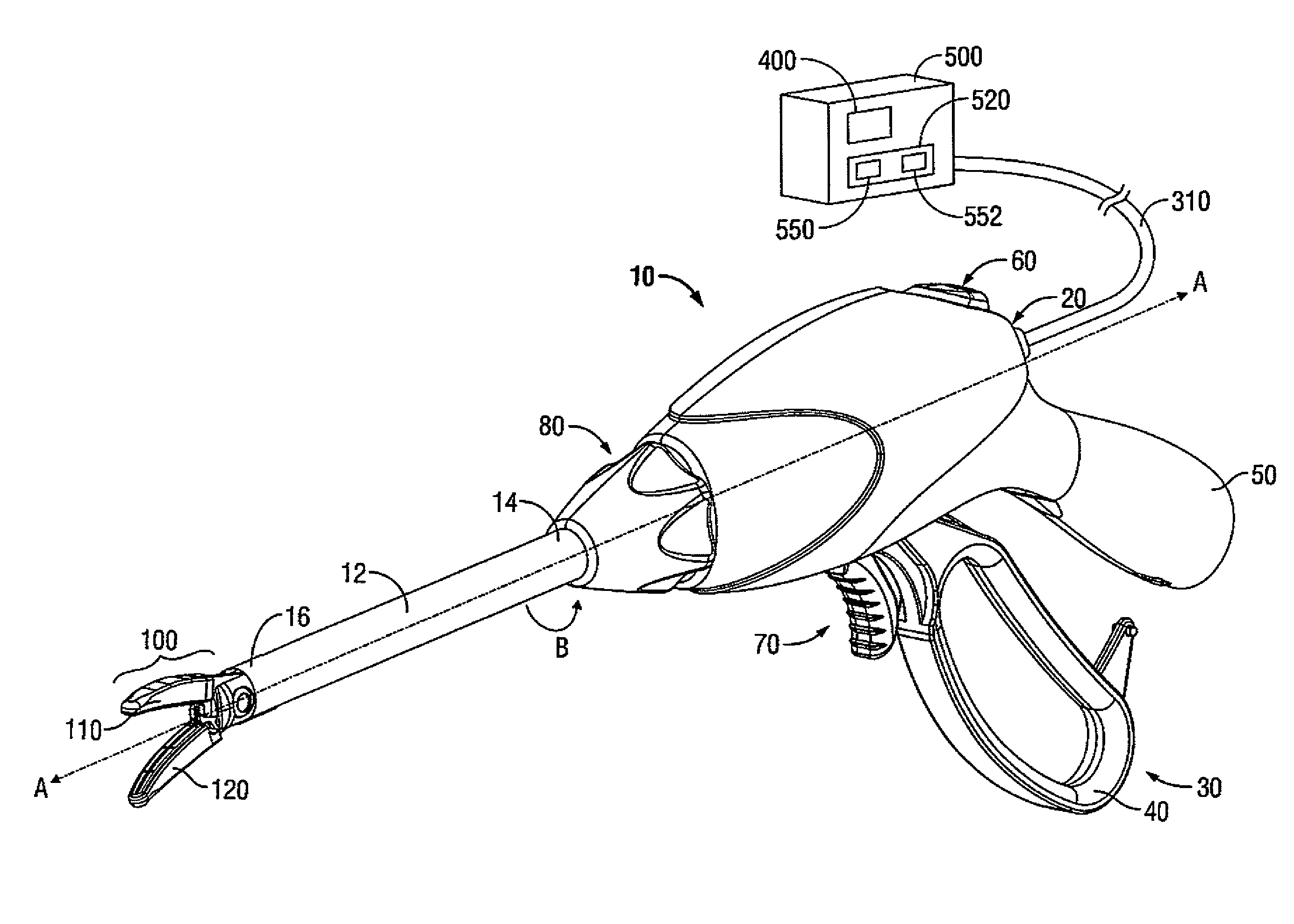 Apparatus, system and method for monitoring tissue during an electrosurgical procedure