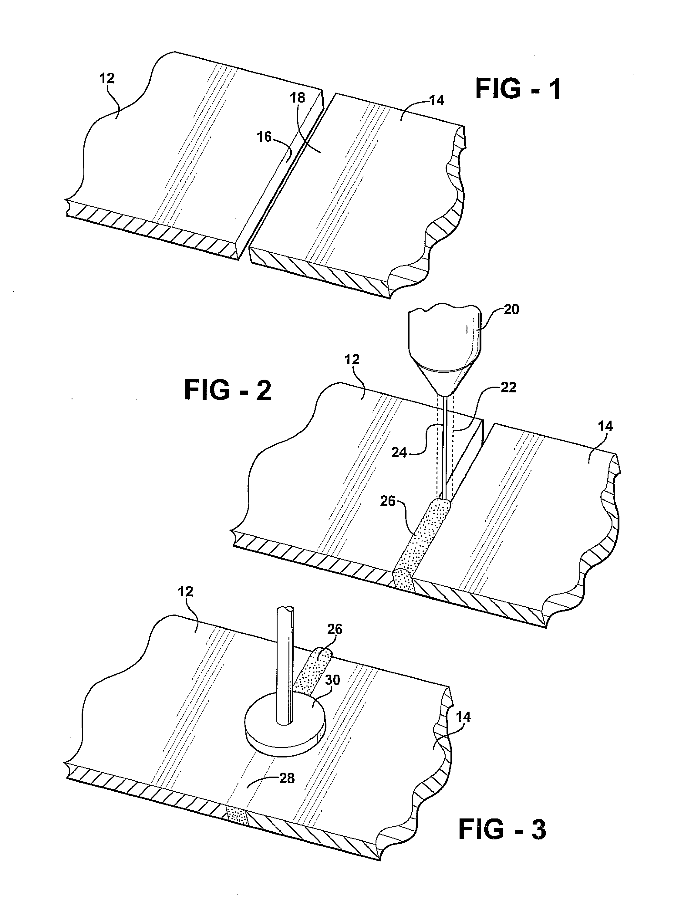 Method of manufacturing a welded metal panel having a high quality surface finish