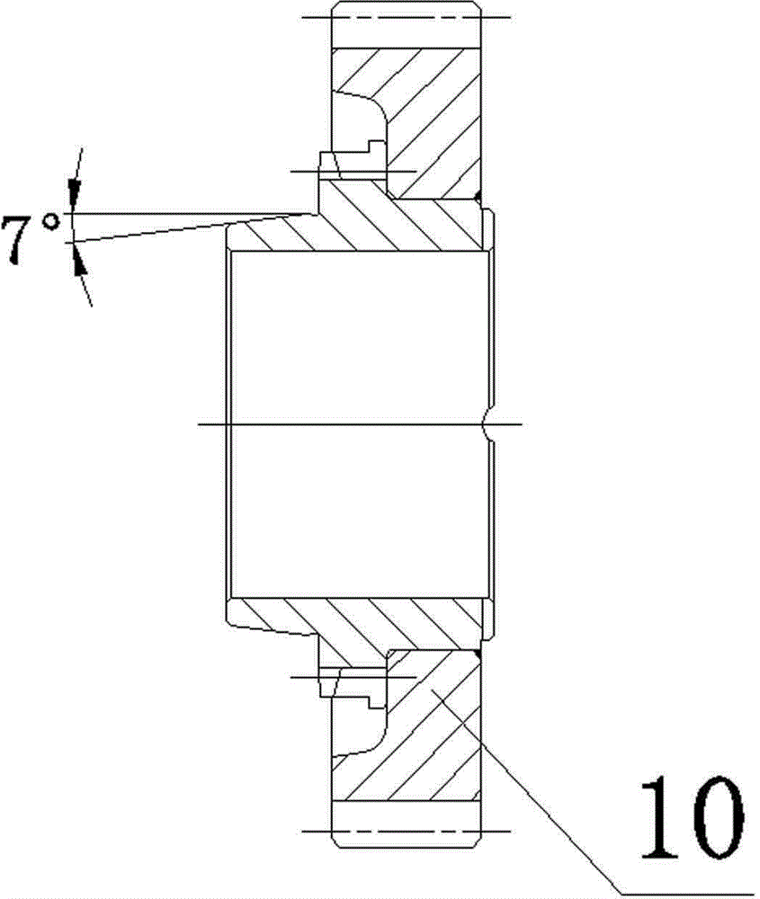 Automobile reverse-transmission switchover device