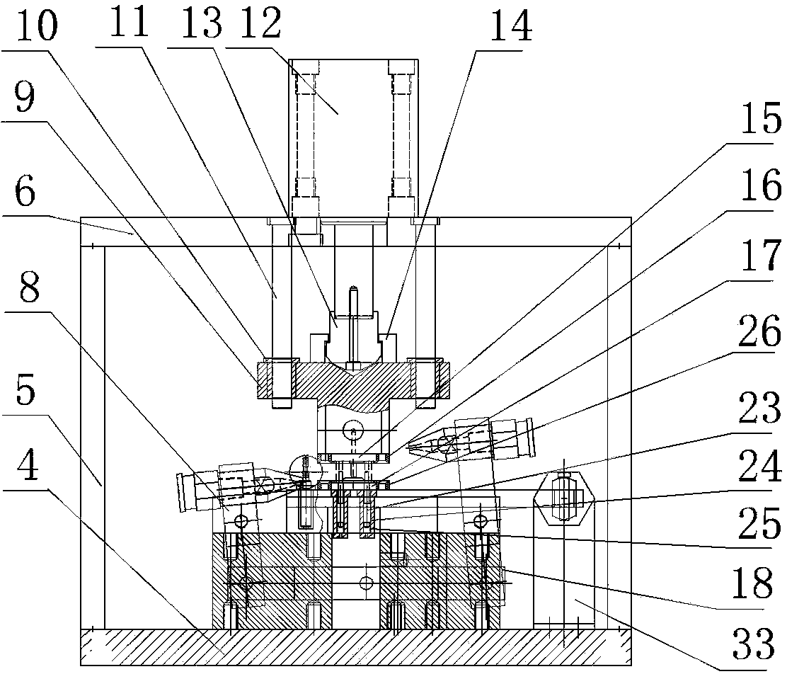Control valve air blowing device