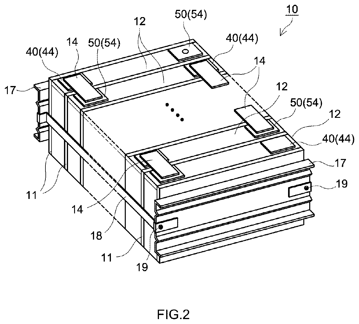 Terminal component, secondary battery provided therewith, and method for manufacturing terminal component