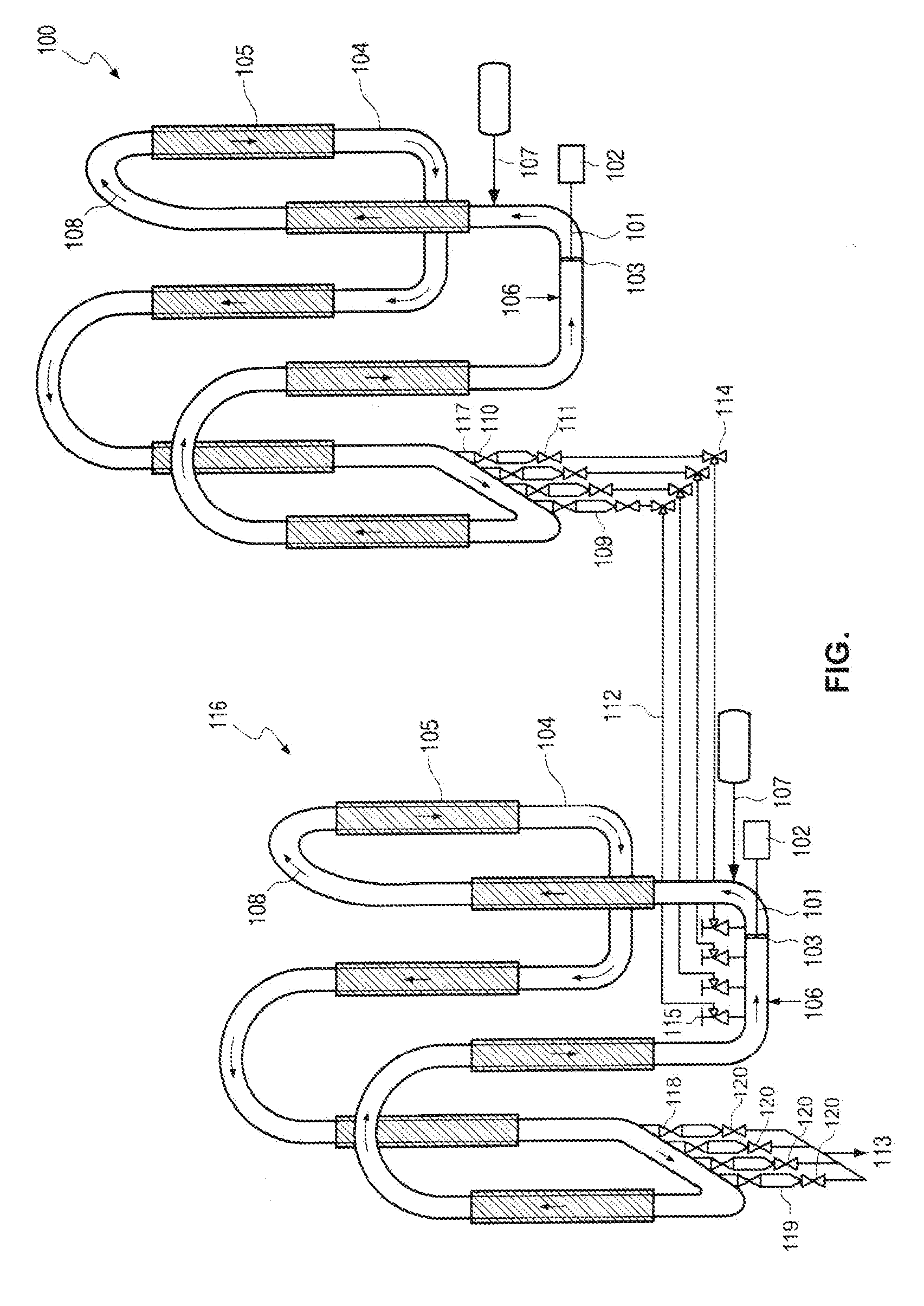 Olefin Polymerization Process With Continuous Transfer
