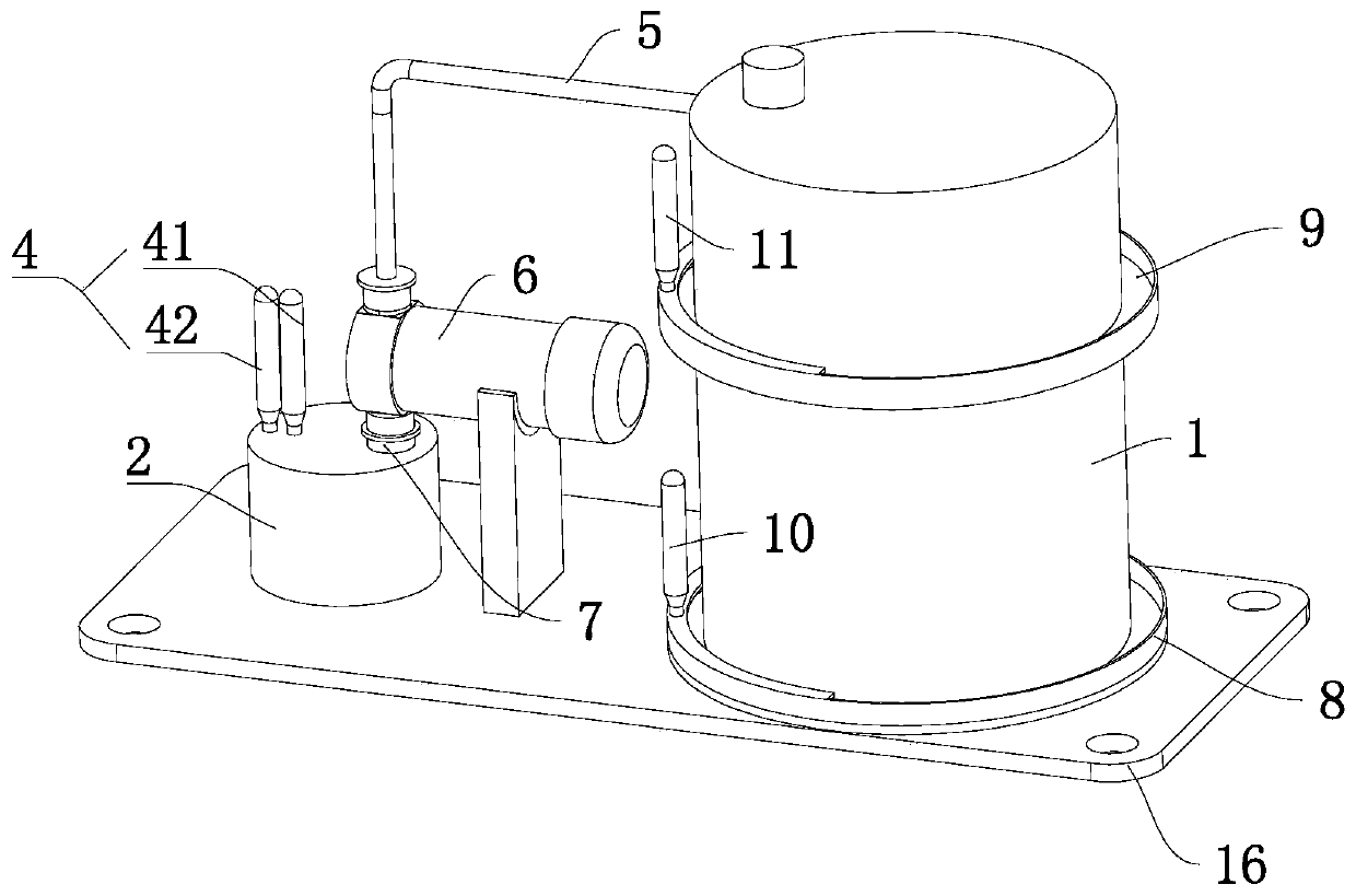 Water-leaking preventing method and device of constant temperature and humidity machine