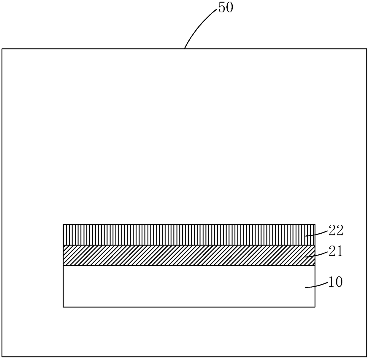 C-axis crystal igzo thin film and preparation method thereof