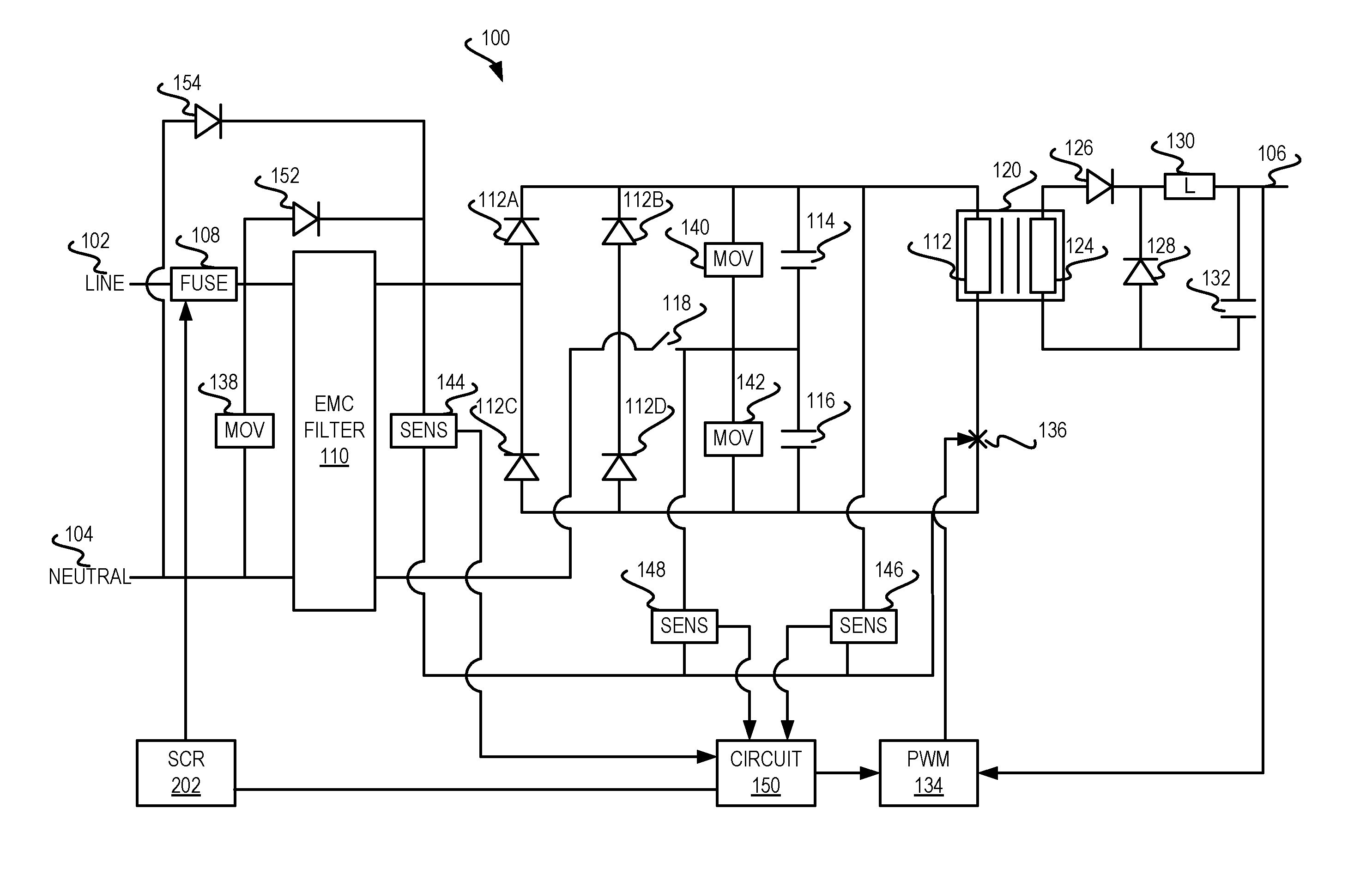 Preventing metal oxide varistor (MOV) from releasing smoke, smell, and/or sound