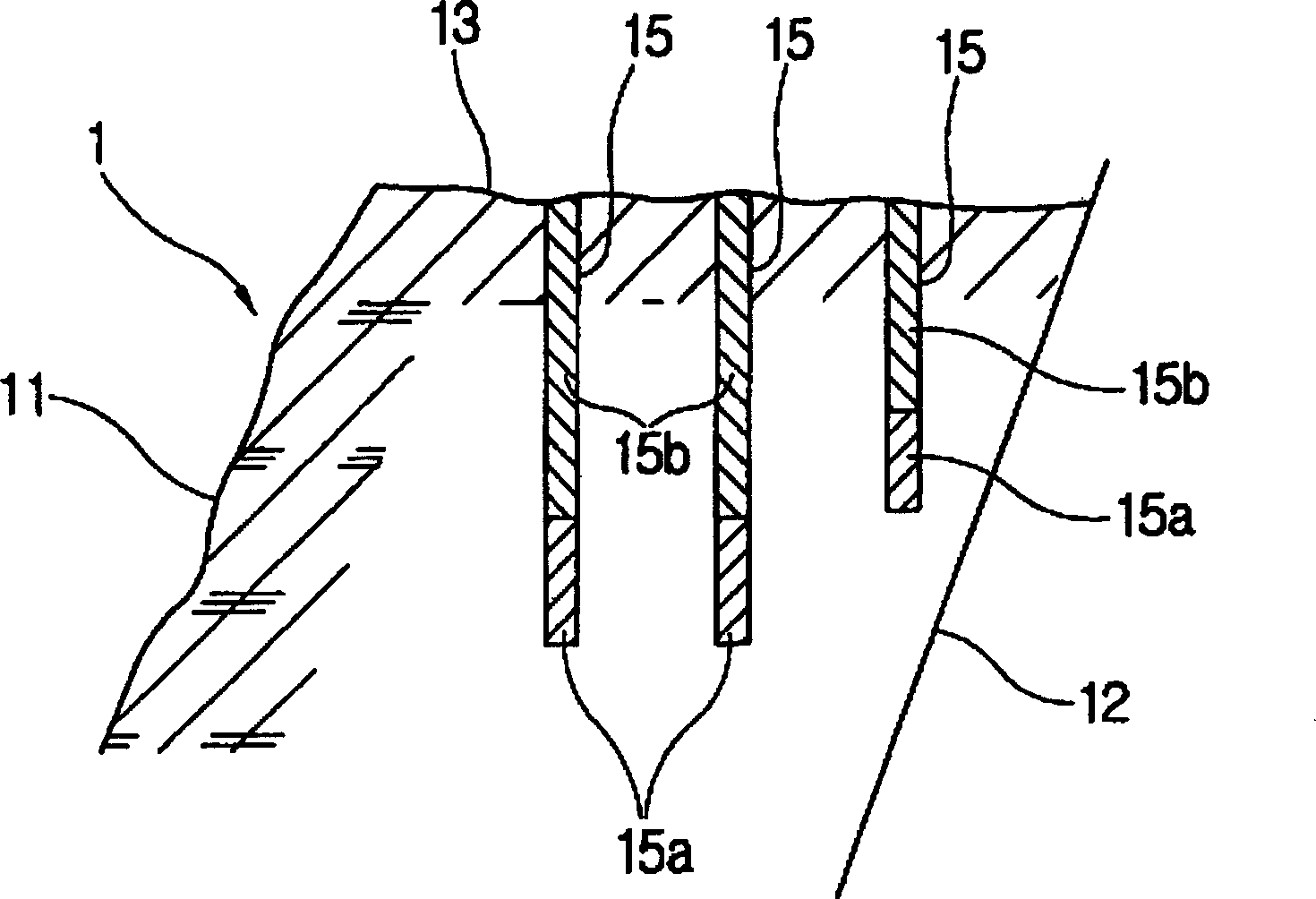 Relaxation type blasting method and protection cover structure for blasting