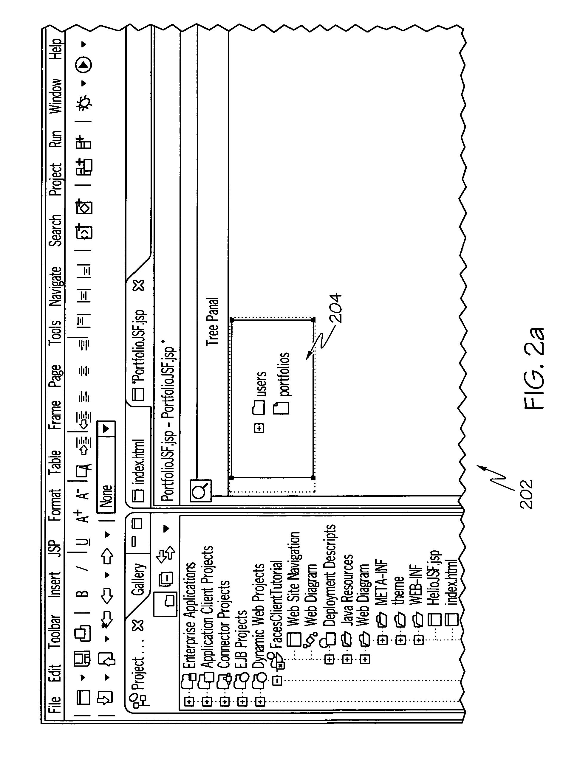 Enhanced visualization and selection of multi-layered elements in a containment hierarchy