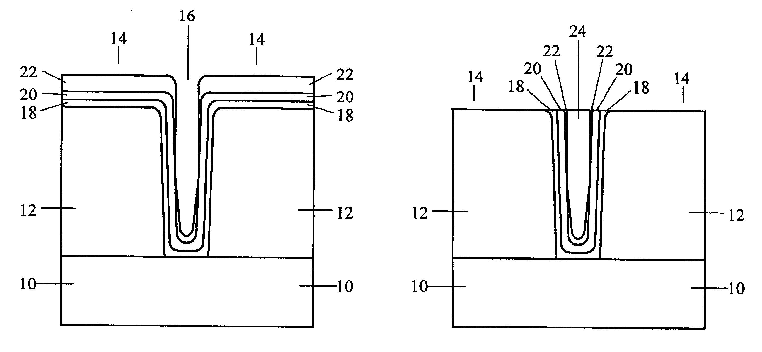 Methods for making multiple seed layers for metallic interconnects