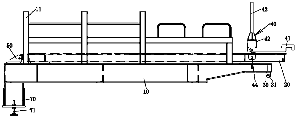 Oil scraping device