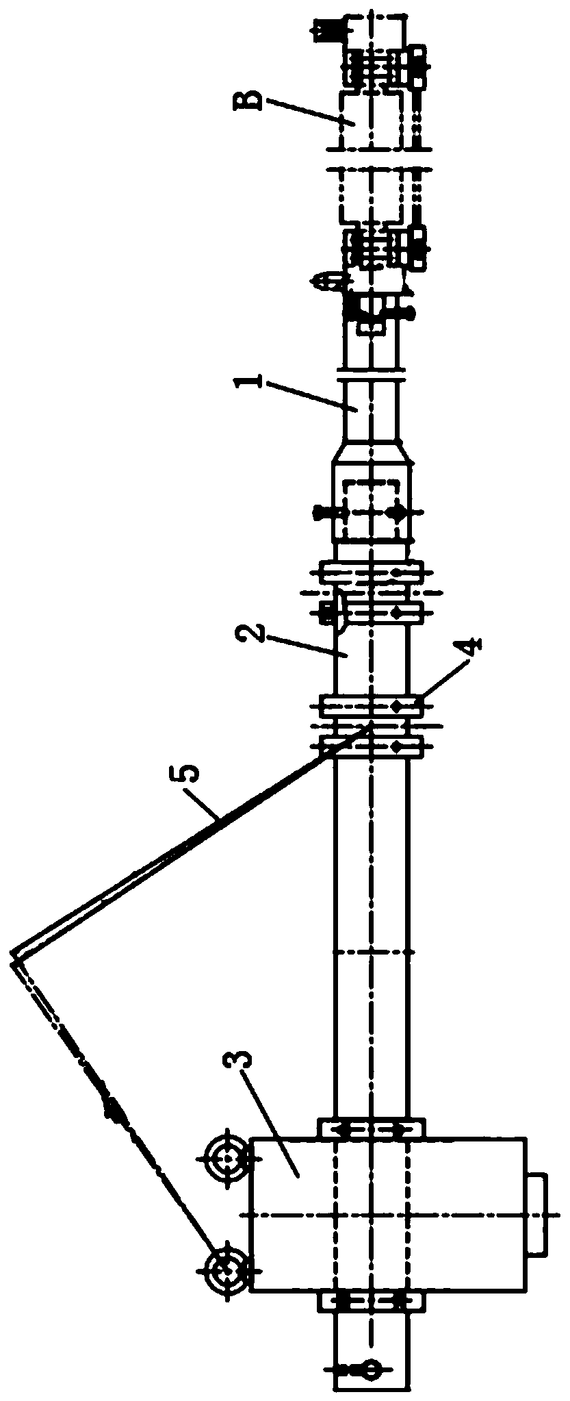 Oil scraping device