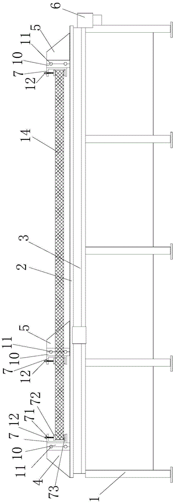 Drawing forming device for honeycomb material