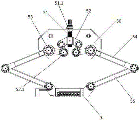 Screw-nut type anti-swing suction cup moving mechanism