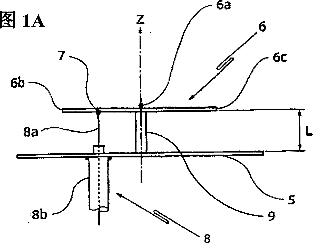 Gap butterfly antenna with passive device