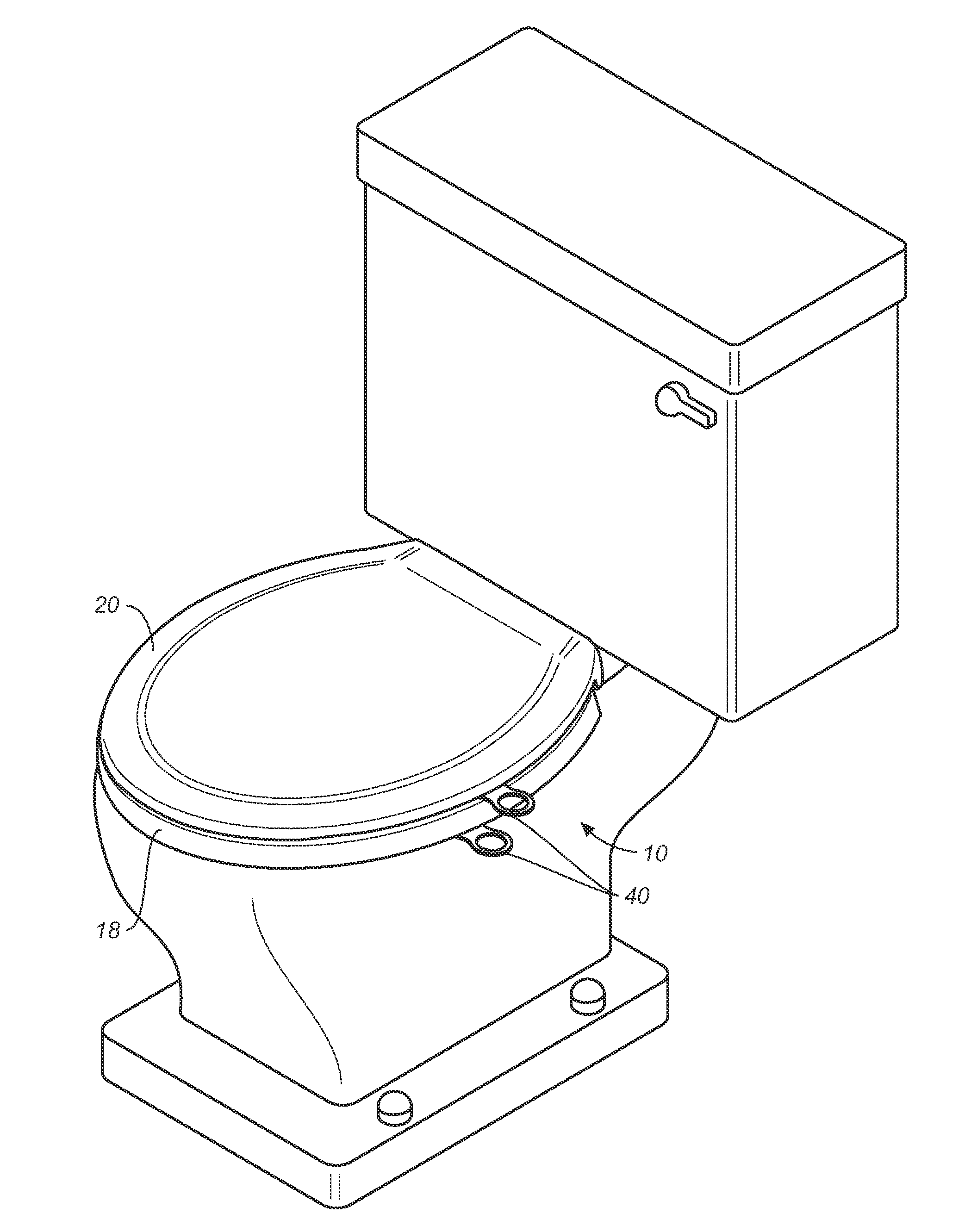 Disposable toilet seat lift apparatus