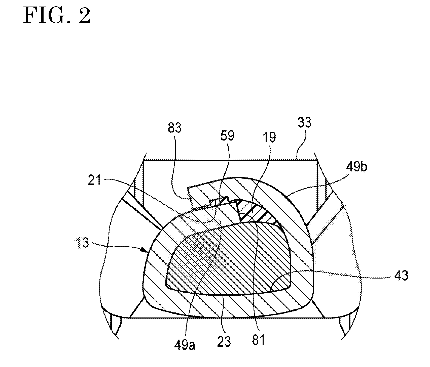 Structure for connecting crimping terminal and electric wire