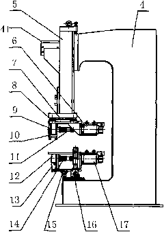 Contact positioning device of broad biaxially oriented film winder