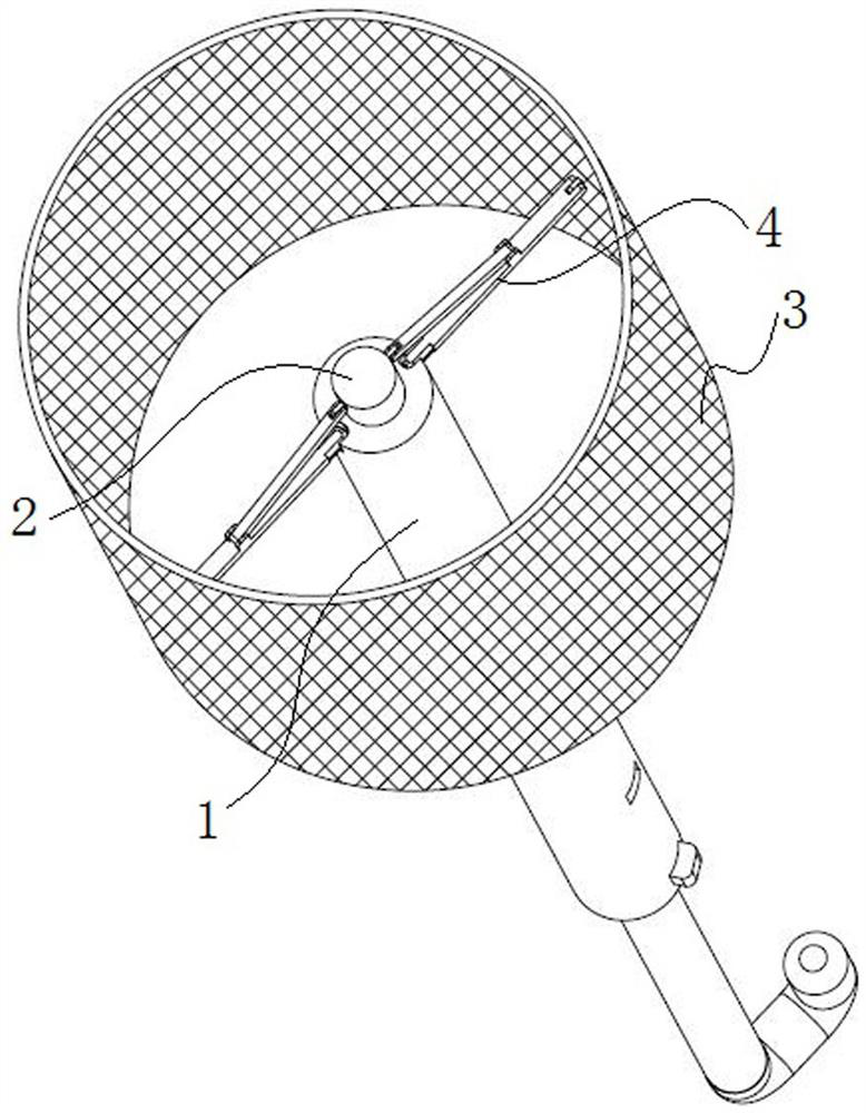 A kind of genioglossus muscle expansion stent for low ventilation airway improvement