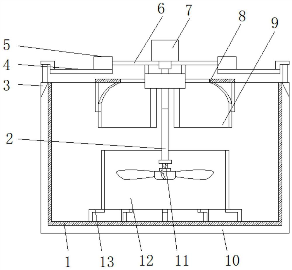 Blade edge passivating treatment device for electromechanical equipment accessory production