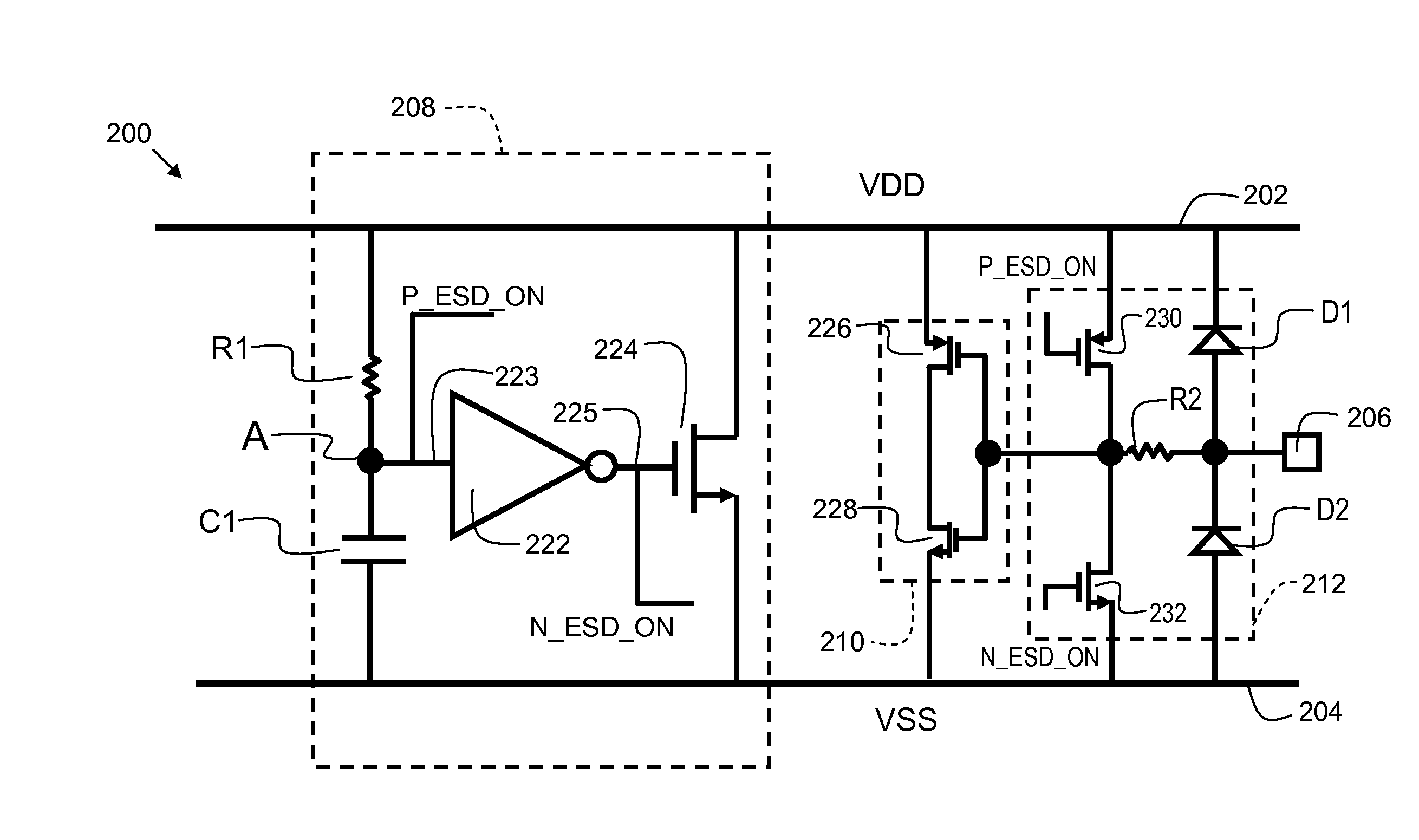 Enhanced charge device model clamp