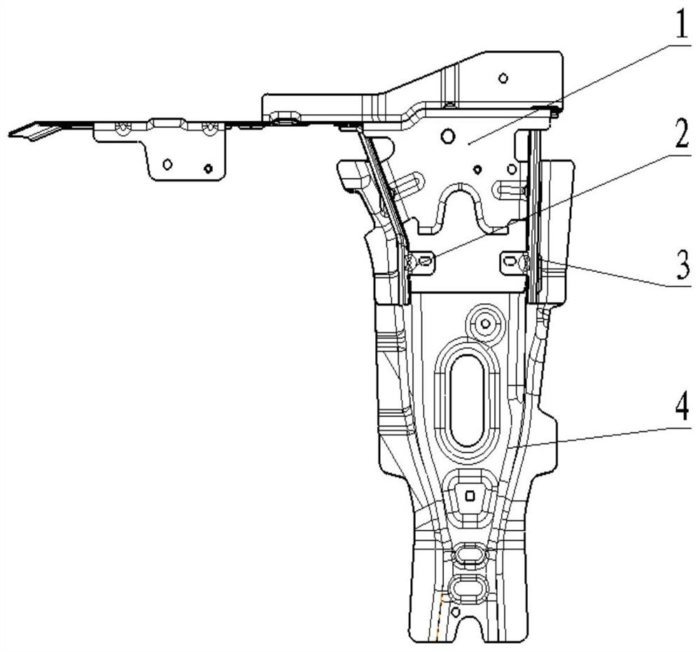A seat belt retractor bracket assembly