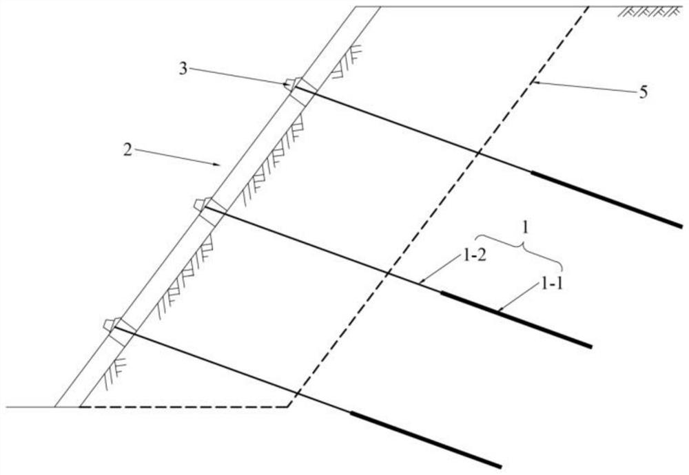 A method for removing prestressed anchor cable frame beams on roadbed slopes