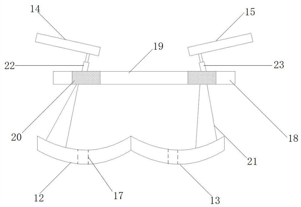 Adjustable curved surface fire welding device