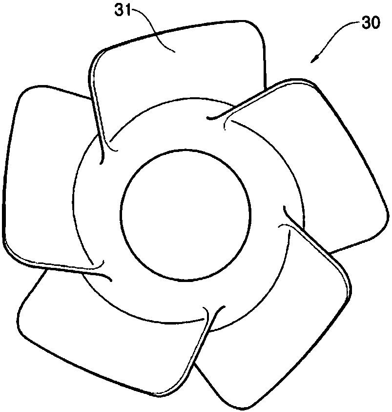 Propeller hub cap with fins