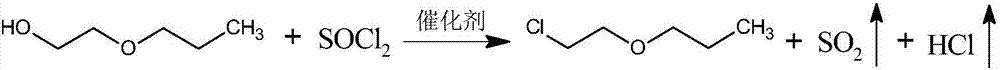 Preparation process of 2-propoxy chloroethane