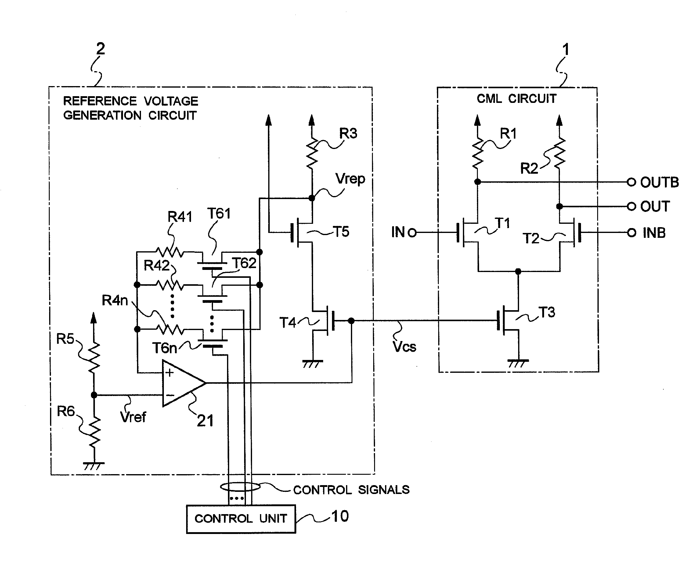 Output level stabilization circuit and cml circuit using the same