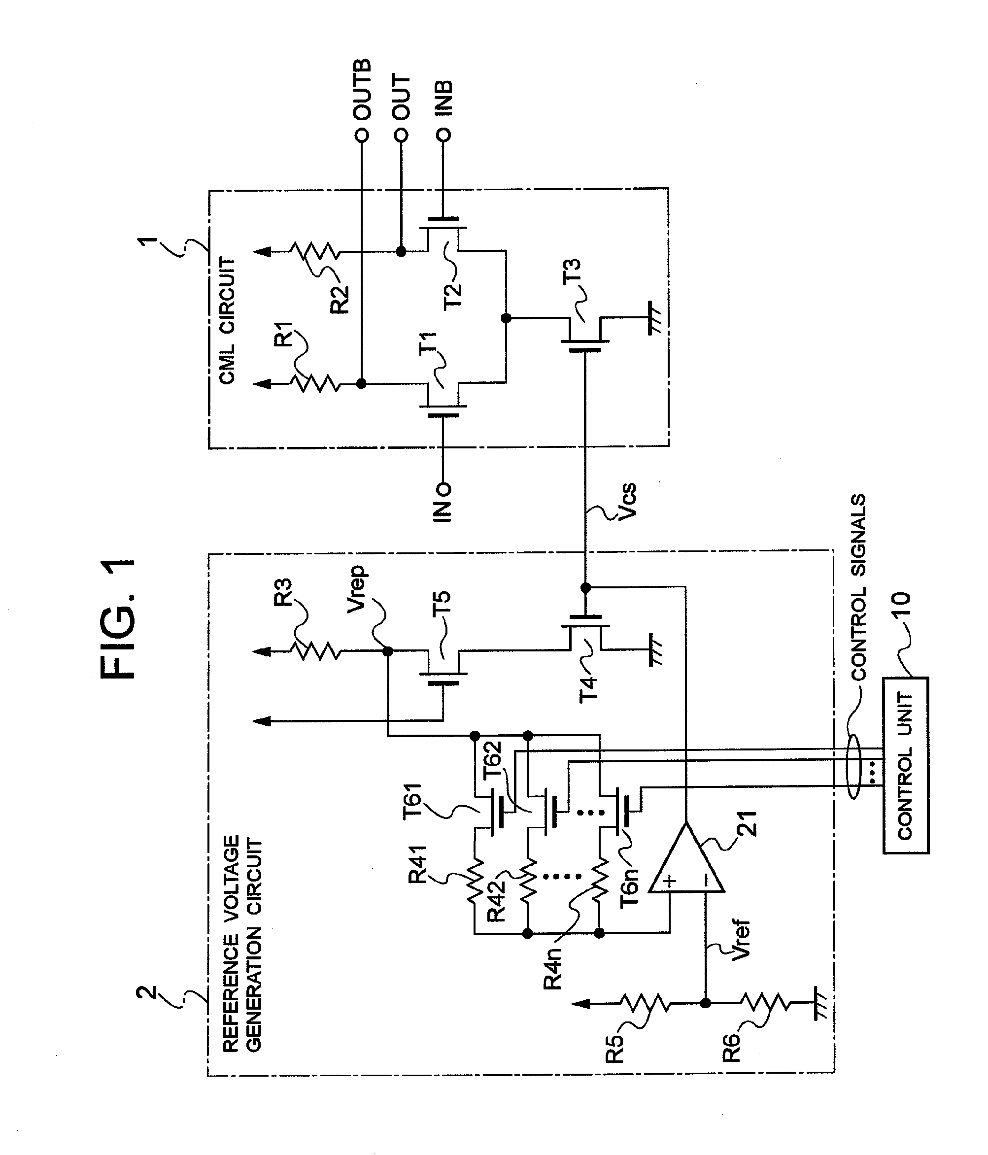 Output level stabilization circuit and cml circuit using the same