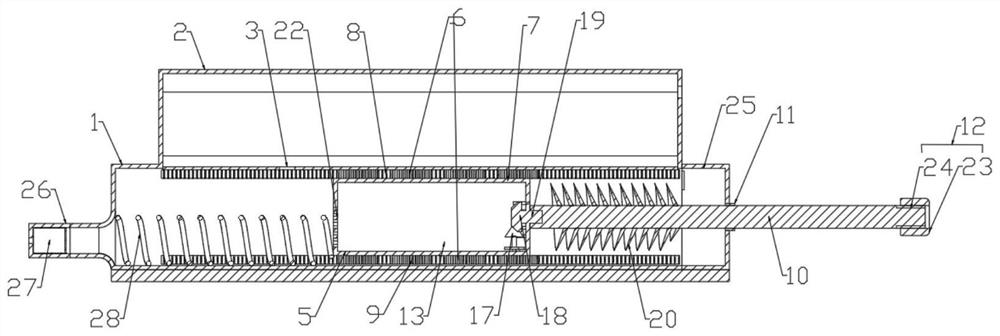 Column-filling ink device