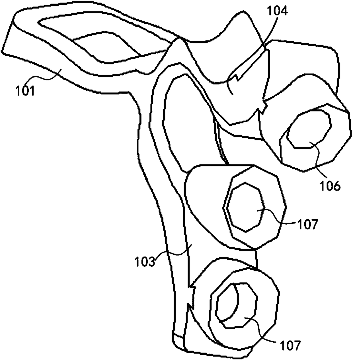 Fixation and fusion device for atlantoaxial lateral mass joint