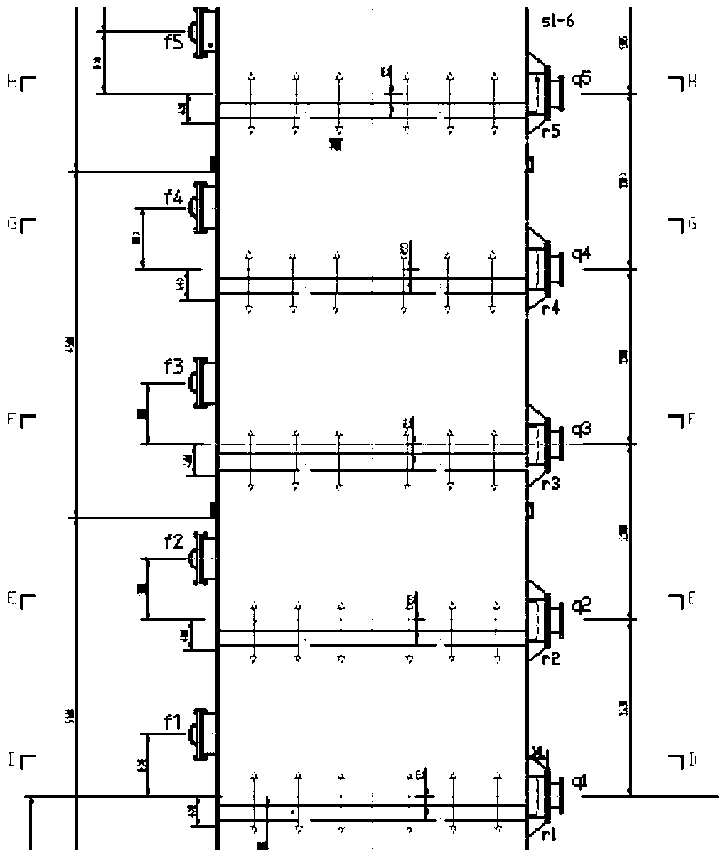 A spraying device that can meet the desulfurization tower under different working conditions of cfb boiler