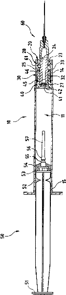 Retraction structure for safety syringe