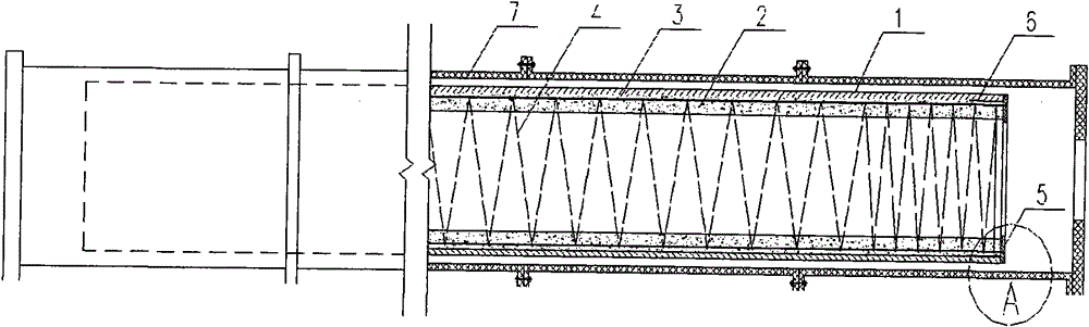 Major-diameter prestressed concrete pipe pile of glass steel pipe die and preparation method thereof