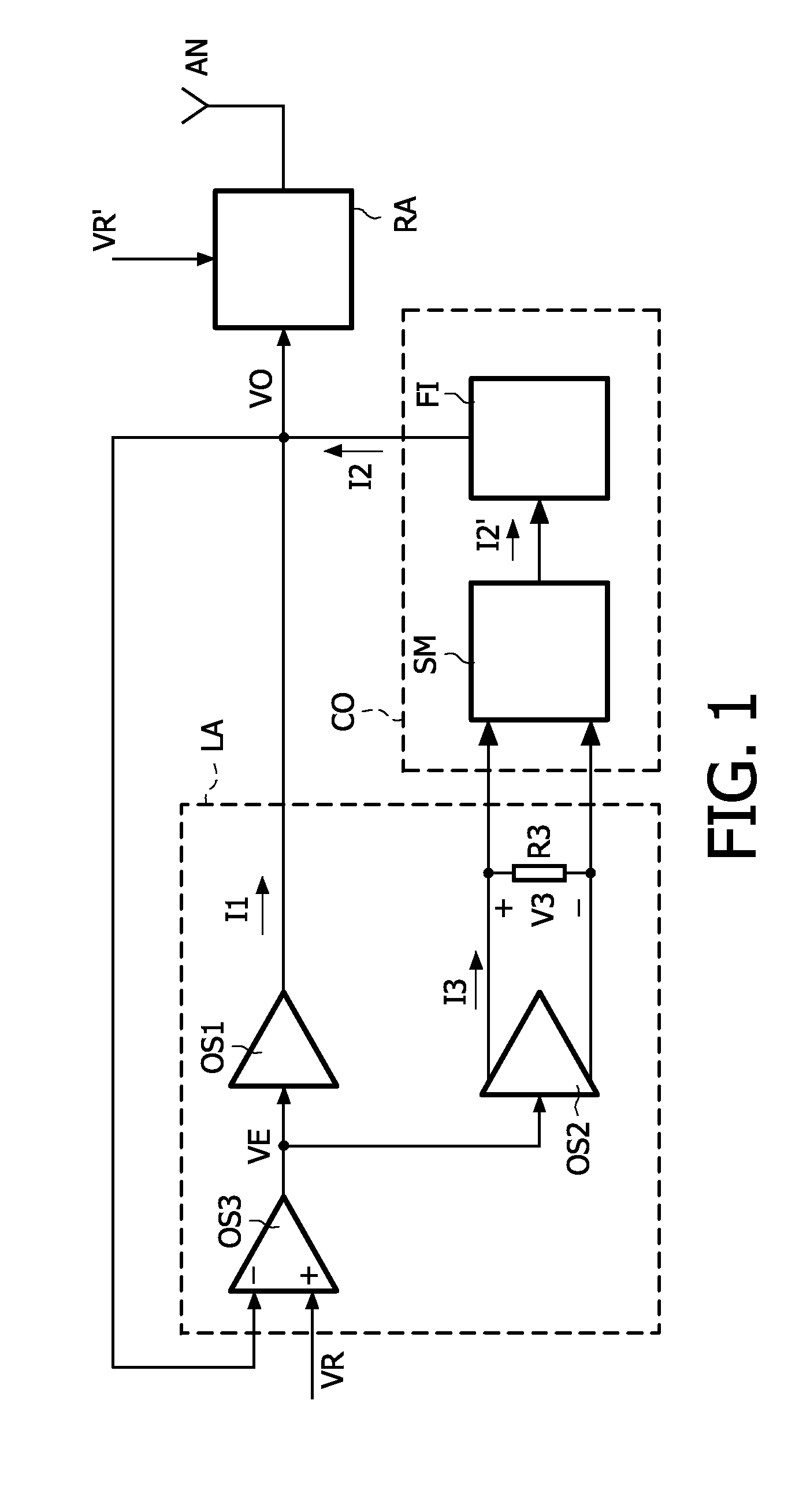Parallel arranged linear amplifier and dc-dc converter