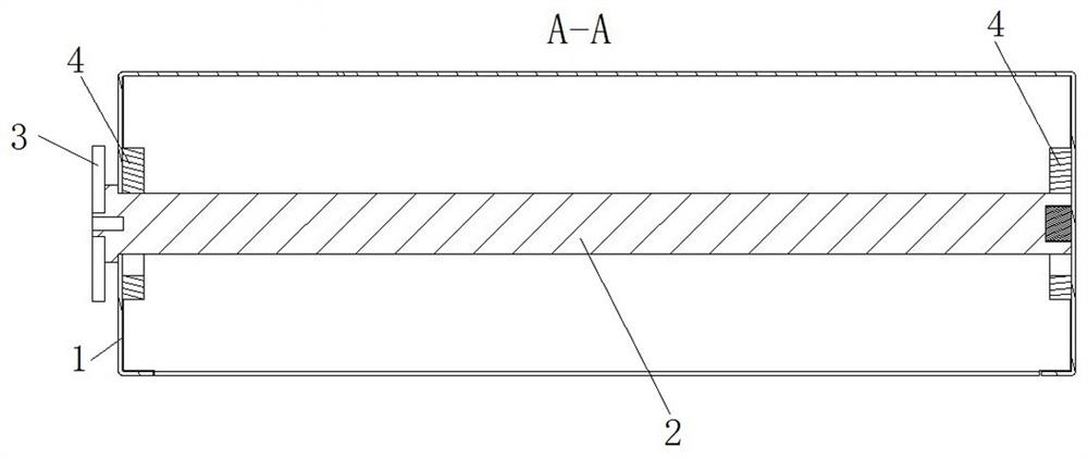 Rotating shaft installation structure and cabinet using the rotating shaft installation structure