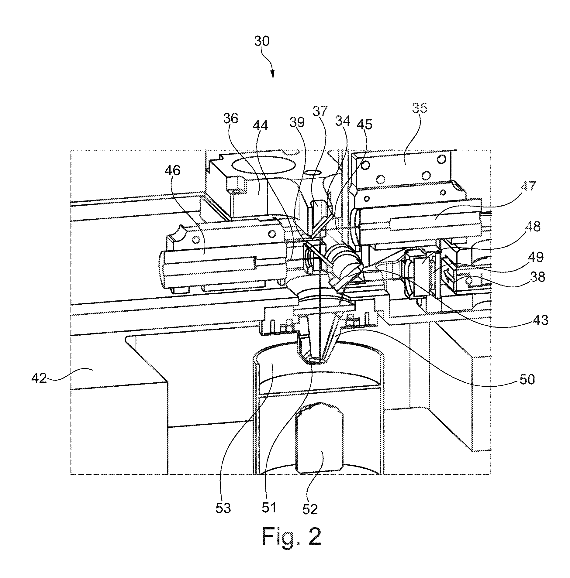 Atomic force microscope measuring device