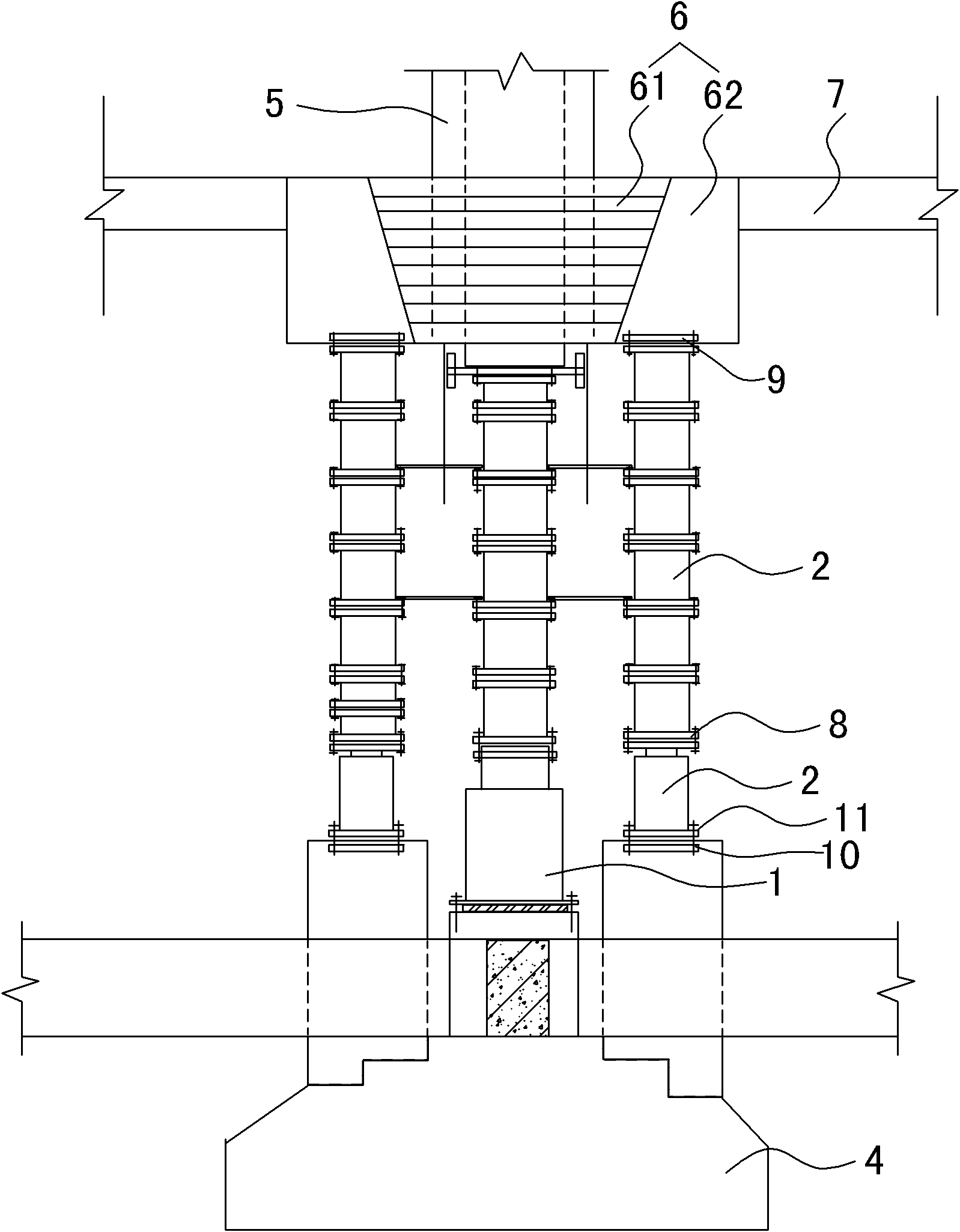 Jacking system for buildings