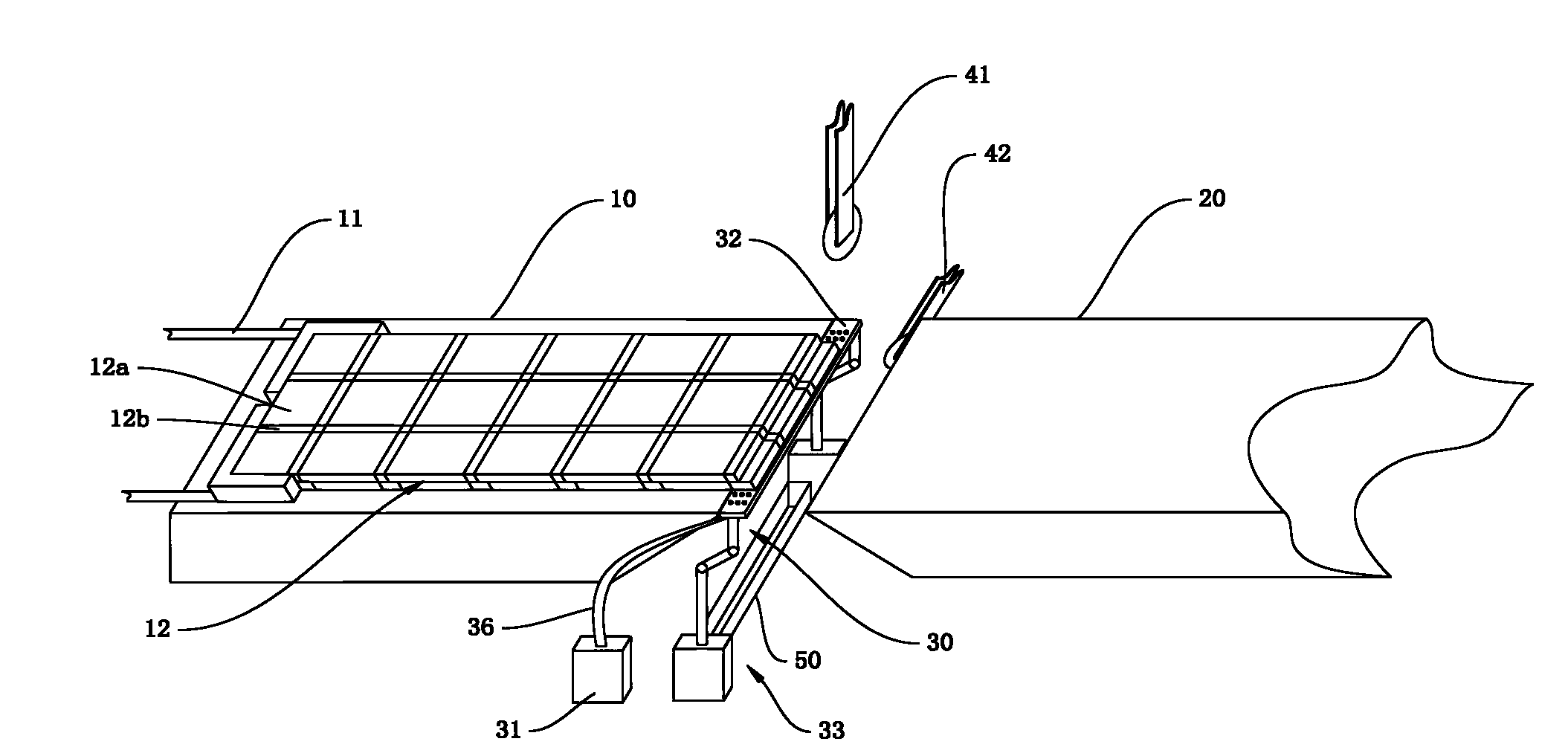Glass substrate cutting system