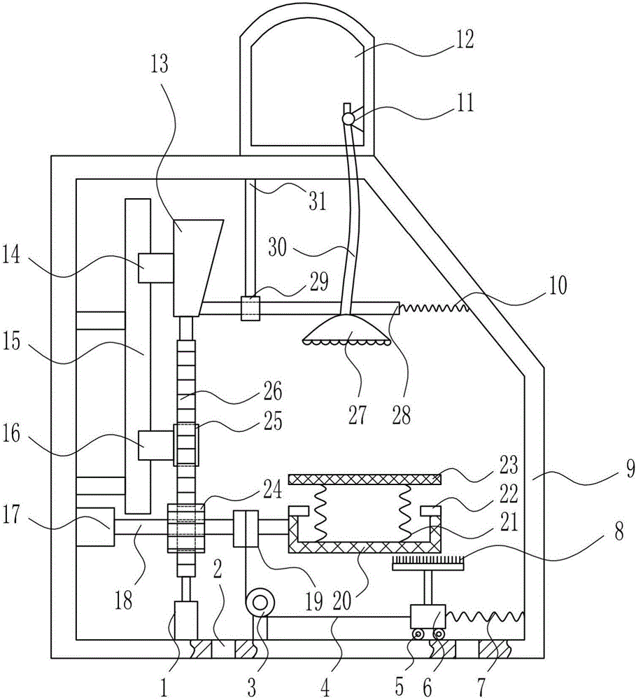 Rapid cleaning device for cutting tools